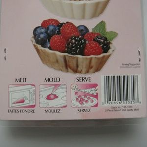 Wilton Kitchen - Wilton Dessert Shell Candy Mold Wilton Kitchen - Wilton Dessert Shell Candy Mold